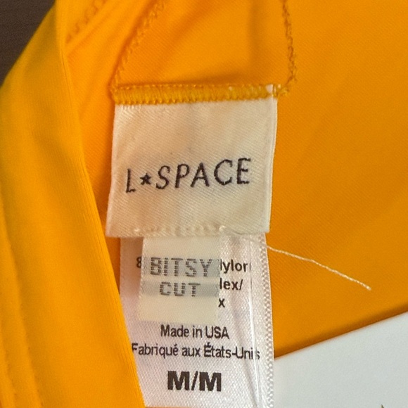 L*SPACE Camdyn Bikini Bottom Bitsy In Mango Medium NWT - Picture 7 of 10